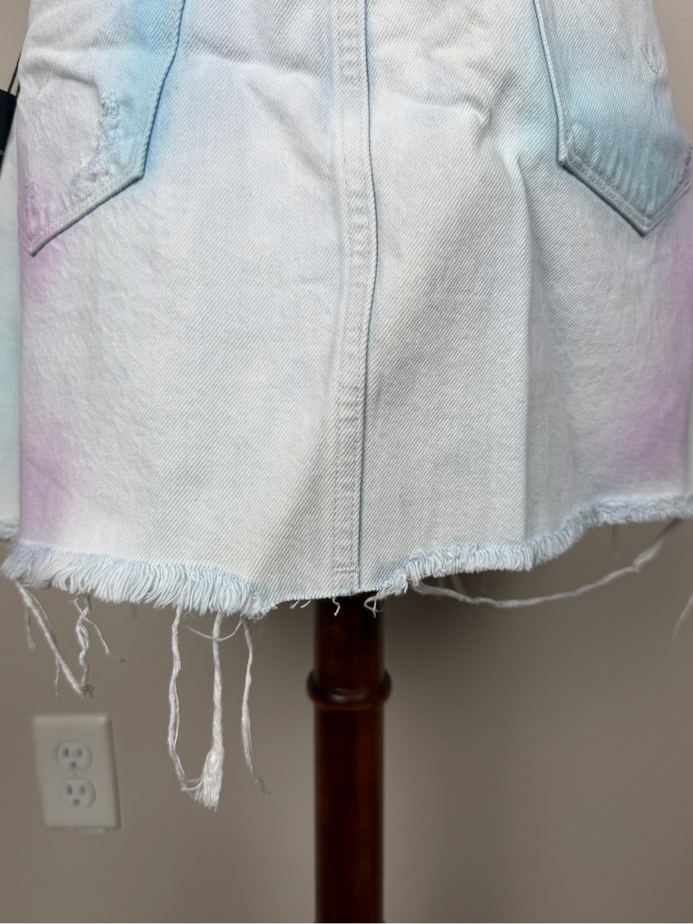 Hudson Jeans The Viper Tie Dye Mini Skirt Size:  30 - Picture 10 of 15